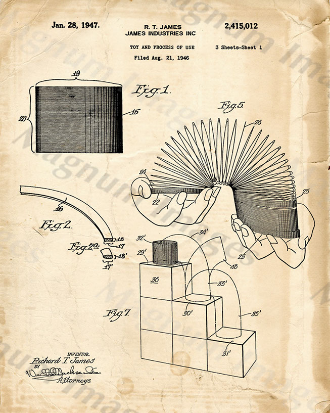 James Indutries Inc-Slinky 1947 US2415012-Vin1