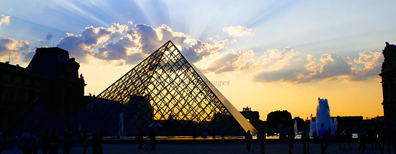 Paris The Louvre Pyramid