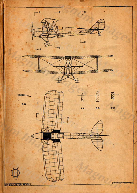 de Havilland Tiger Moth Vin1