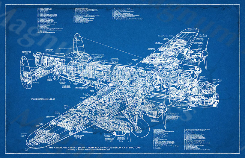 Avro Lanacster Mk I Cutaway BP1