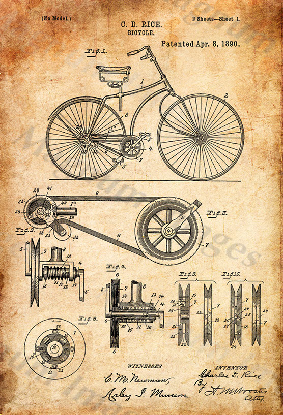 CD Rice-Varible Speed Bicycle 1890 US425390-Vin1