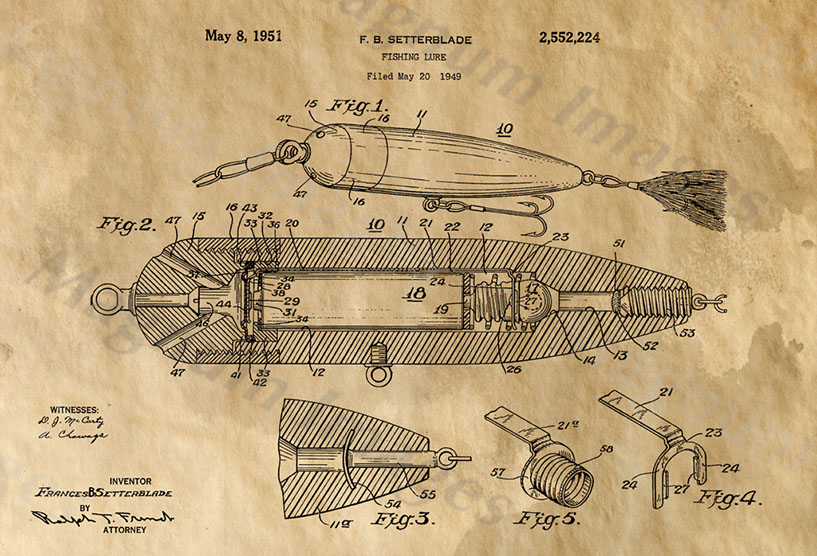 FB Setterblade-Lure 1951 US2552224-PG1
