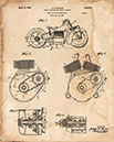 Indian Motorcycle Co-Shaft Drive Cycle 1943 US2316477-Vin1