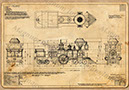 Southern Pacific Co-Loco No. 1 C. P. Huntington 1869 Vin1
