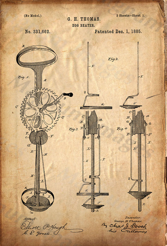 GH Thomas-Egg Beater 1885 US331662-Vin1