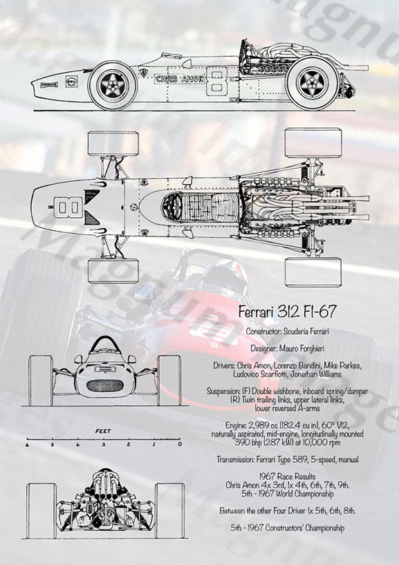 Ferrari 312 F1-67- Amon WM1